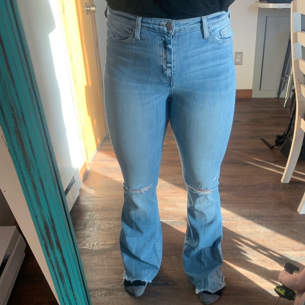 Flying Monkey Light Blue Flare Jeans